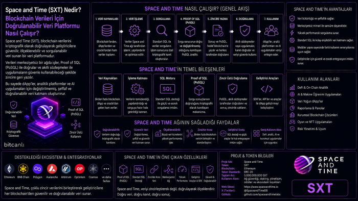 Space and Time (SXT) Nedir? Blockchain Verileri İçin Doğrulanabilir Veri Platformu Nasıl Çalışır?